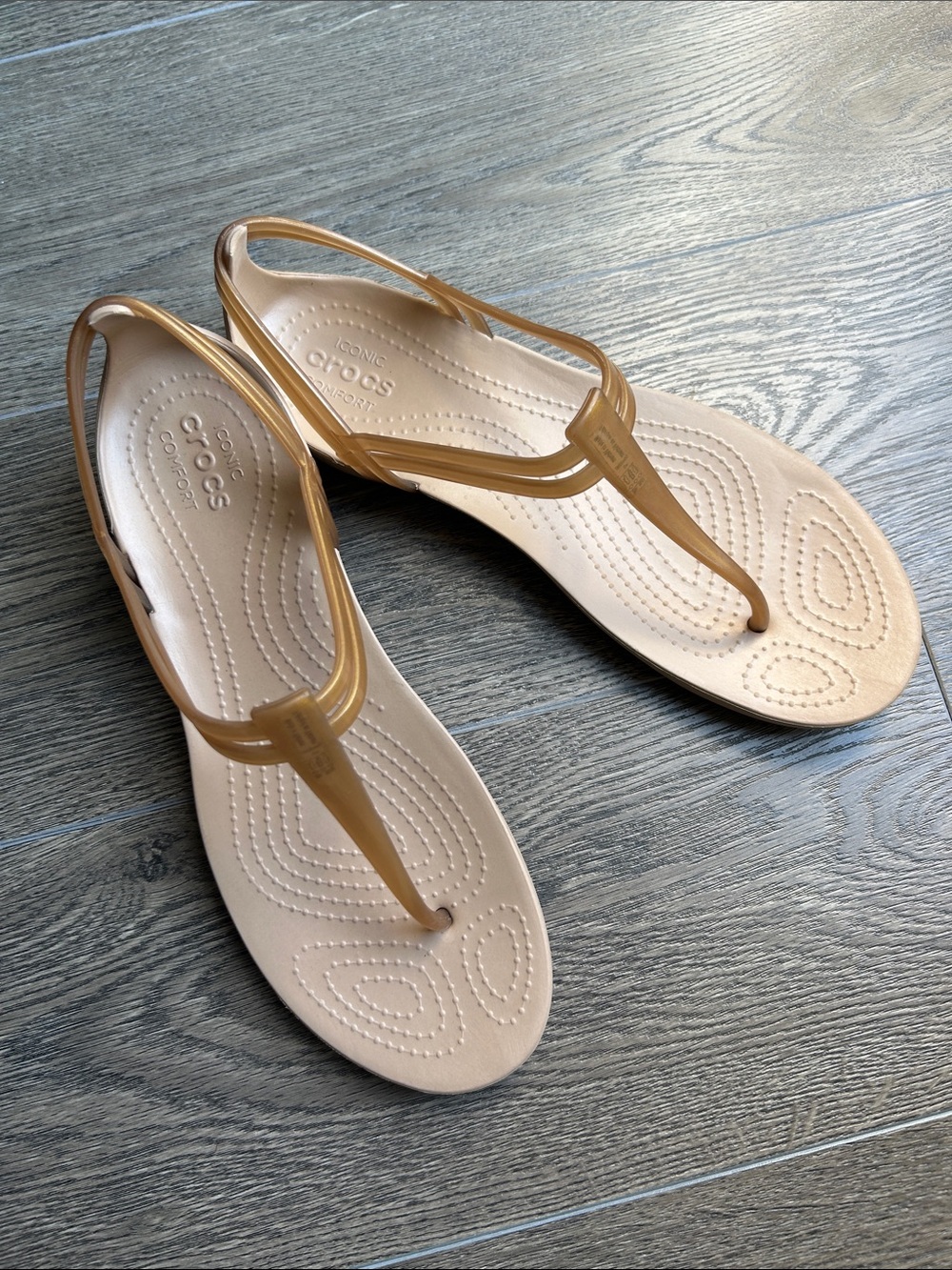 Crocs Isabella T-strap Jelly Sandals